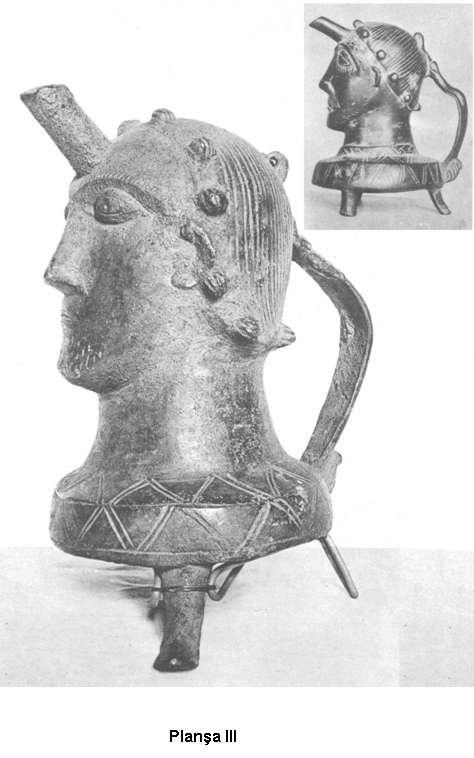 Planşa III: 1. Aquamanila din bronz din Şelimbăr; 2. Aquamanila din Riethnordhausen (Berlin).